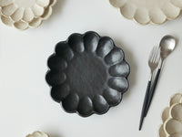 プレート / 21cm / 黒練