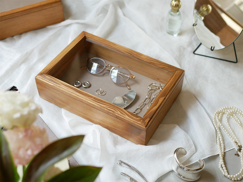 【Creer/クレエ】スタッキングできるジュエリーボックス