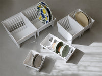 ディッシュ＆お椀スタンドセット / 引き出し用 4種 6点セット/WH