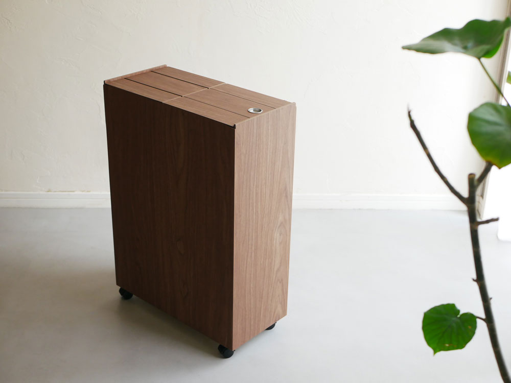 【TATSU-CRAFT/タツクラフト】キッチンに調和する木製ごみ箱　バスクキッチンペール