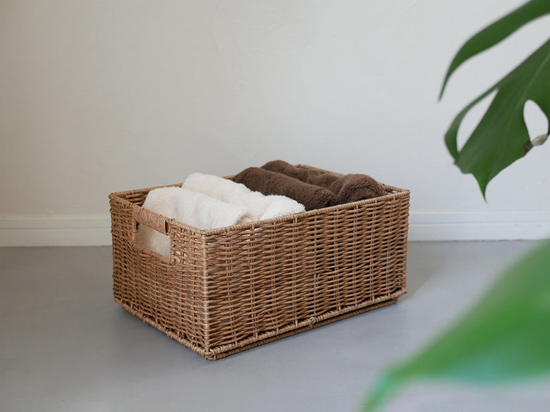 【Towc/トーク】洗えて隠せるスタッキングバスケット