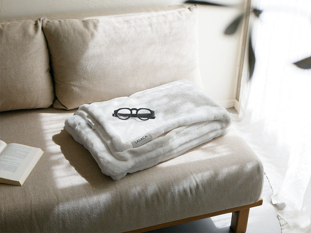 【LALACA/ララカ】洗えるなめらか素材のヒーターブランケット