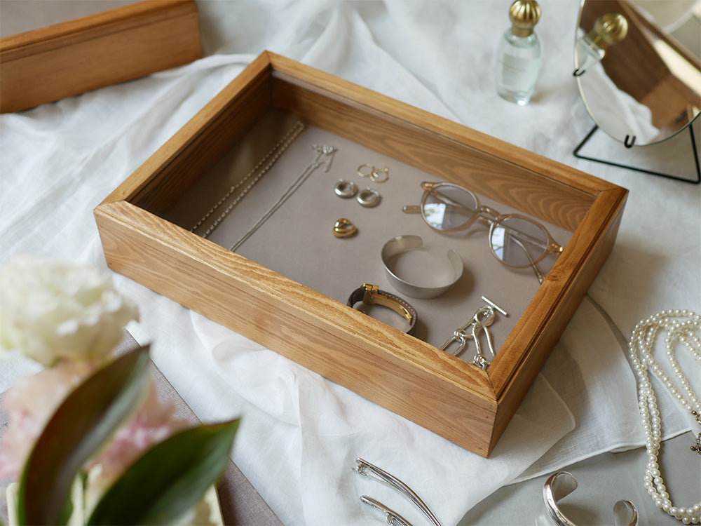 【Creer/クレエ】スタッキングできるジュエリーボックス