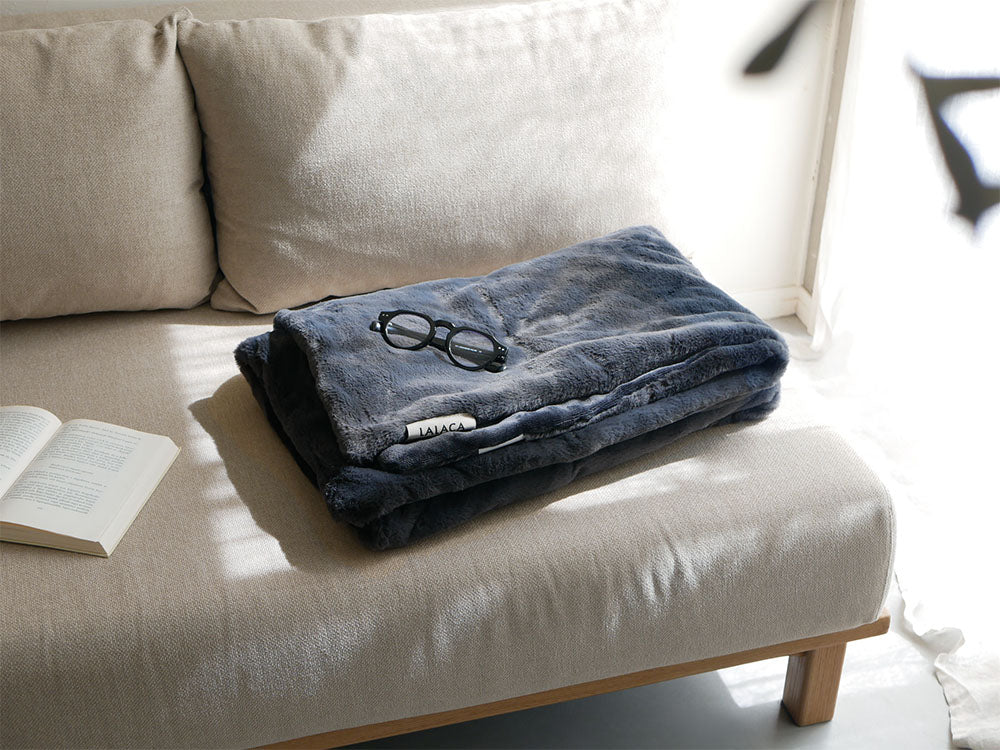 【LALACA/ララカ】洗えるなめらか素材のヒーターブランケット