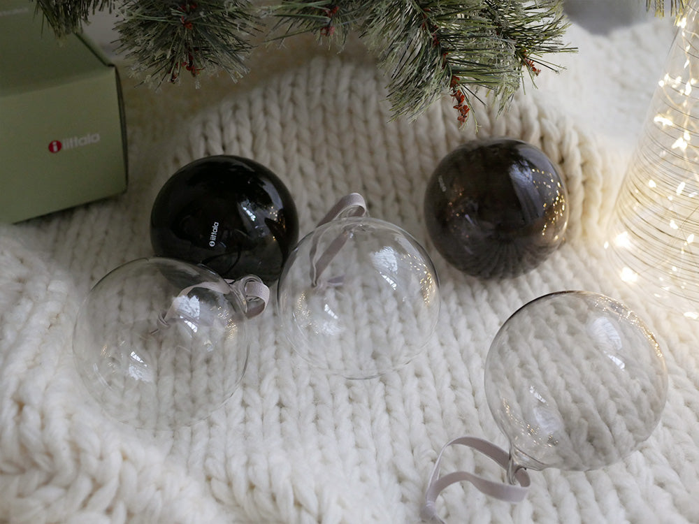 【Iittala/イッタラ】ガラスオーナメントセット