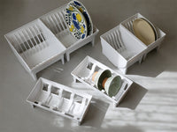 ディッシュ＆お椀スタンドセット / 引き出し用 3種 6点セット/WH