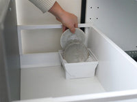 ディッシュスタンド / 引き出し用  ミニ/WH