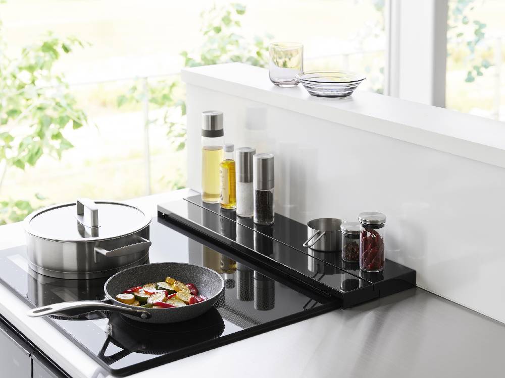 【tower/タワー】奥行伸縮排気口カバー 60cmコンロ用