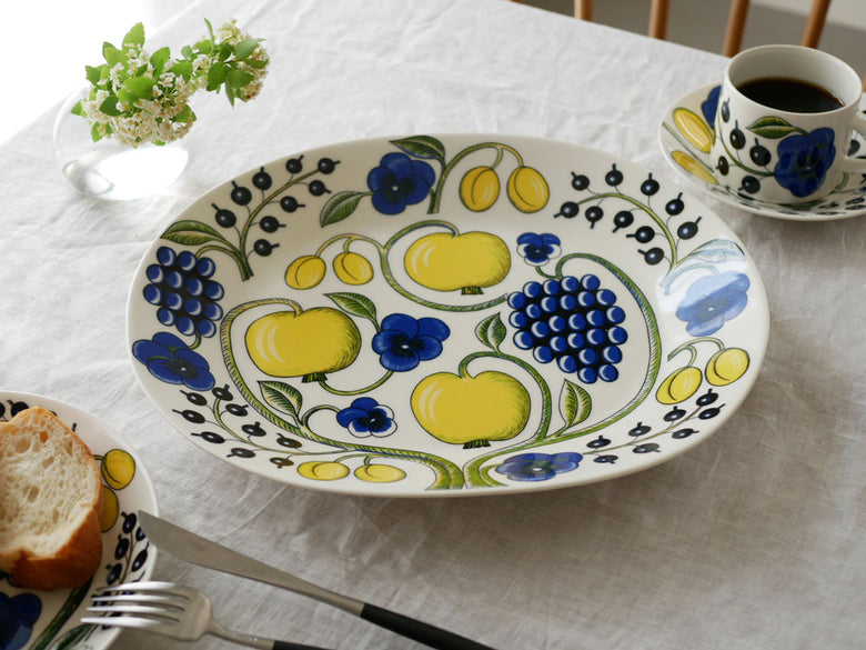 【Arabia/アラビア】パラティッシ プレート /オーバルプレート