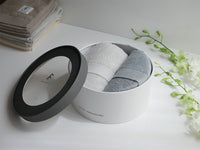 バス・フェイスタオルギフトセット / バスタオル（ライトグレー）× フェイスタオル（ダークグレー）