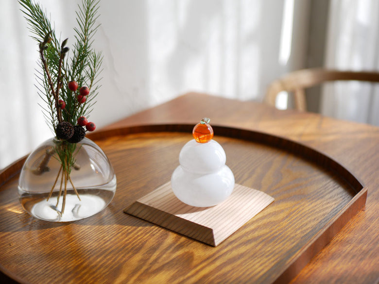 【硝子屋 PRATO PINO】ガラスの鏡もち