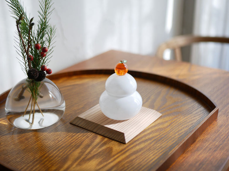 【硝子屋 PRATO PINO】ガラスの鏡もち