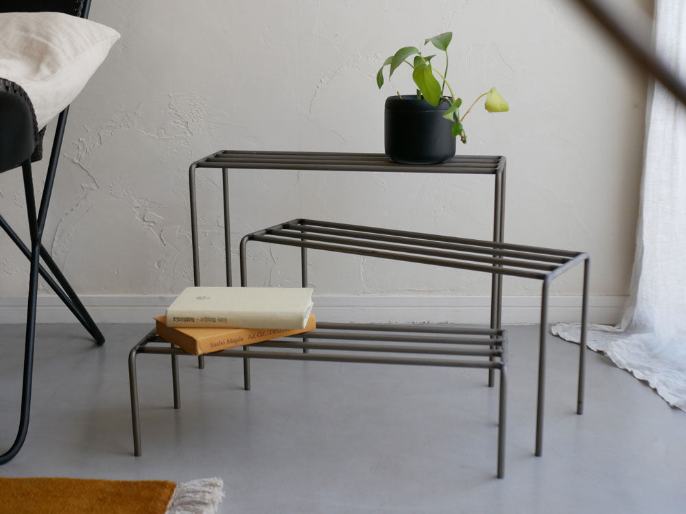 【WEST VILLAGE TOKYO/ウエストビレッジトーキョー】アイアンディスプレイプラントスタンド KNOP